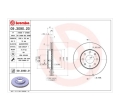 SET Disc frana fata Chevrolet Aveo / Kalos  BREMBO